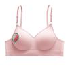 Seamless Push-Up Sports Bra for Teen Girls - Anti-Sagging, Thin Latex, Comfortable Fit