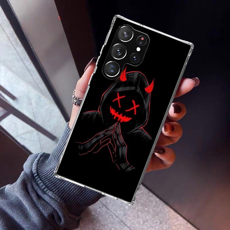 Devil Bad Boy Anime Phone Case For Samsung Galaxy S23 S24 S25 Edge S26 Ultra S22 + S21 Plus S20 FE Cover Silicone Print Shell Ga