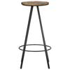 vidaXL Barhocker 2 Stk. Massives Altholz