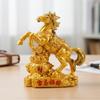 Resin Chinese 2026 Year of Horse Ornament Zodiac Blessing Souvenir Horse Figurine for Home Office Tabletop Decorations
