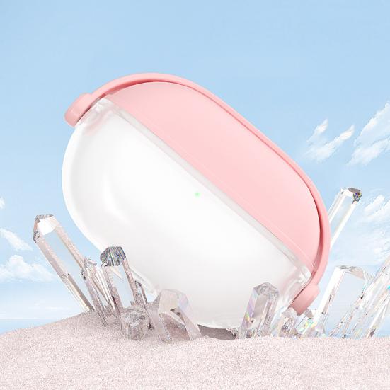 Earphone Case with Rotatable Handle All-Round Protection Silicone Smooth Split Design Headphone Sleeve for Huawei Freebudspro4/pro3 Universal