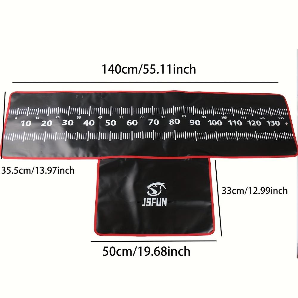 Fishing Gift Fish Bag with 130cm Graduated Soft Tape Measure, Live Fish Weighing Pouch for Electronic Scale, Lure/Fishing/Amateur Fishing Accessories