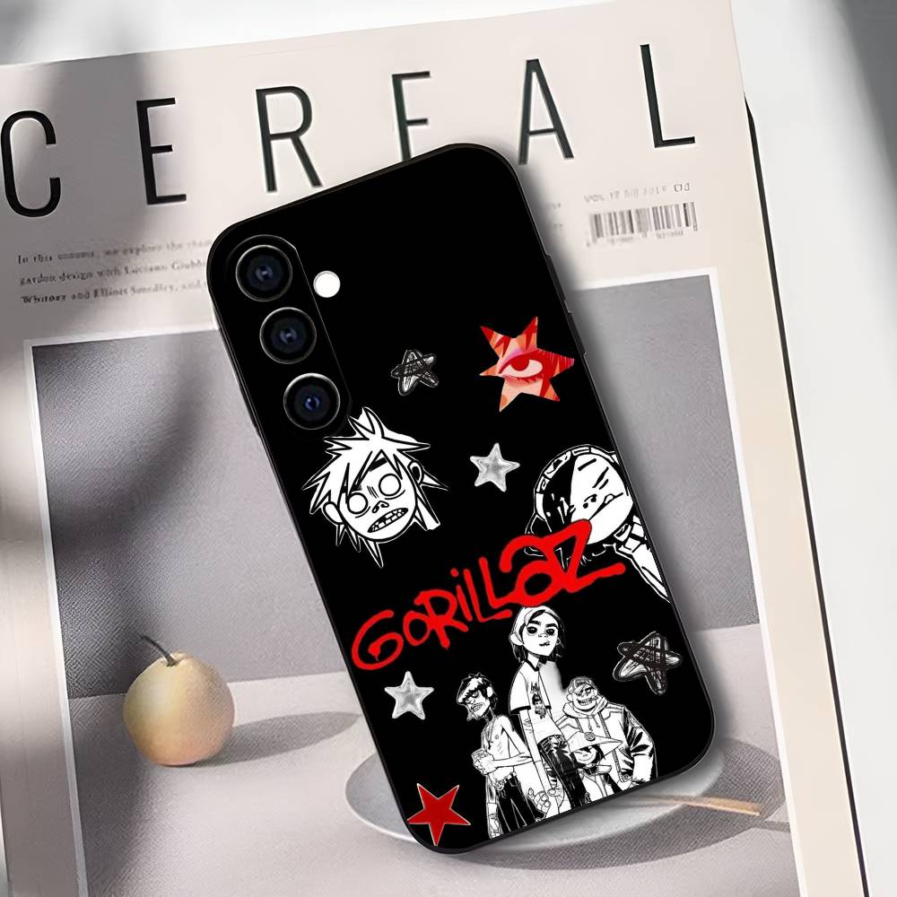 Rock Band G-gorillaz Phone Case For Samsung Galaxy A73,A72,A71,A70,A53,A52,A51,Others Soft Black Cover
