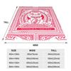 Potah na deku Maneki Neko Stamp Fleece Japan Lucky Cat Fortune Cat Super Soft Throw Deka na postel Koberec