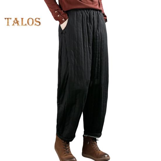 

Женские повседневные брюки, эластичные, с высокой талией, свободный крой, утолщенные спортивные брюки с карманами, однотонные повседневные брюки XXXL