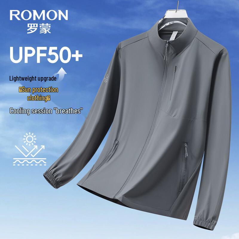 ROMON Men s UPF50+ Four-Way Stretch Sun Protection Jacket 6XL