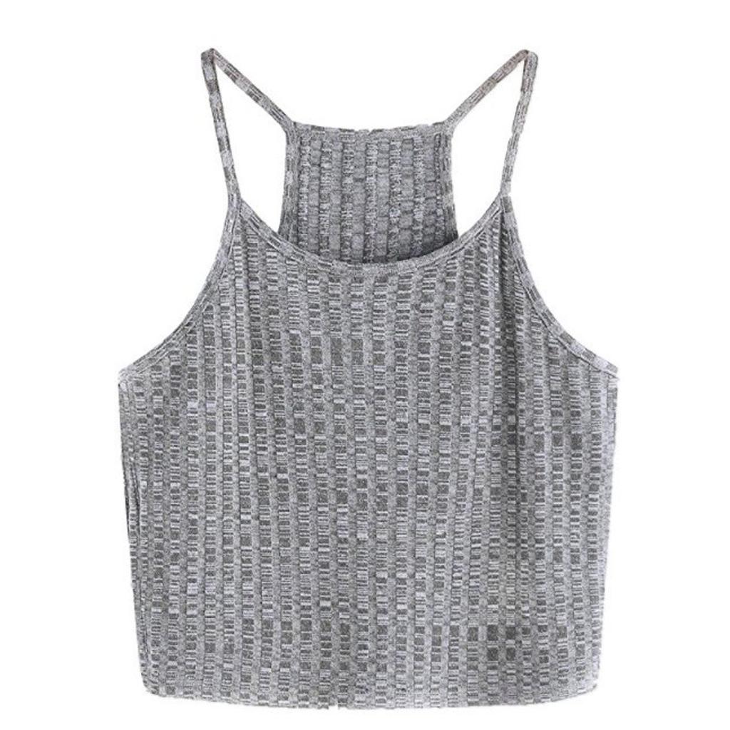 Women Sexy Color Suspender Bottoming Shirt Casual Suspender Shirt