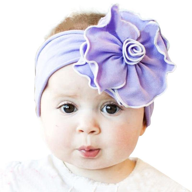 New children's hair band hair accessories newborn hair band lace flower baby headwear