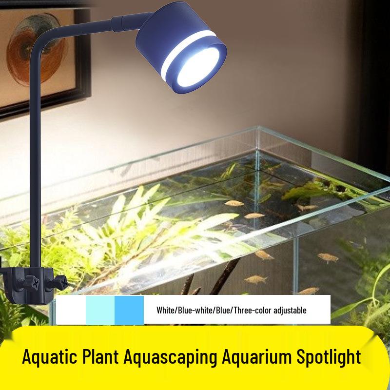 Eco-Friendly LED Aquarium Spotlight with COB Lighting for Fish Tanks & Aquatic Plants