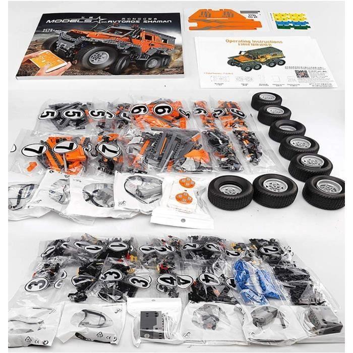 Set di Costruzione Technic Fuoristrada Radiocomandato - Technic Avtoros Shaman ATV 8x8 - 2500 Pezzi