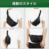 Raffinato Small Shoulder Large Capacity Crossbody or Waist Bag for Popular Black Sheepskin Perfect for Day Men's Bag, Bag, One-Shoulder Bag,