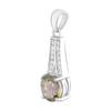 Silver Pendant with Nano 1.8ct Citrine, Cubic Zirkonia (2123125)