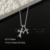 Long non-fading cross necklace hip-hop men's trendy sweater chain niche design sweater chain women's design