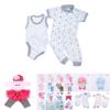 Entzückender Strampler Kleid Kleidung Für 22''-23'' Lebensechte Reborn Babypuppen