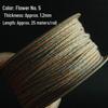 Multi-Color Hand-Twisted Cotton Rope for Beading and DIY Projects