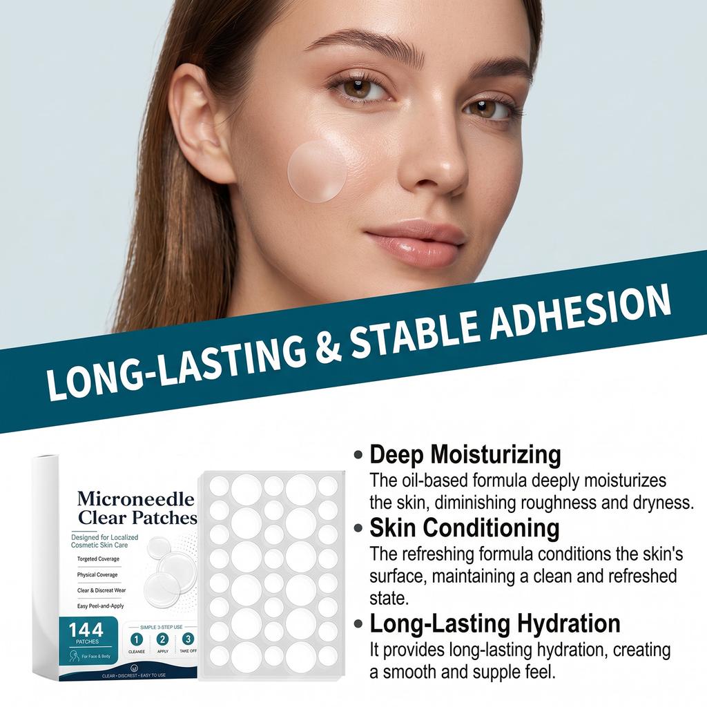 Microneedle Patches for Pimples and Blemishes, Face Stickers for Breakouts, Overnight Pimple Patch for Zits