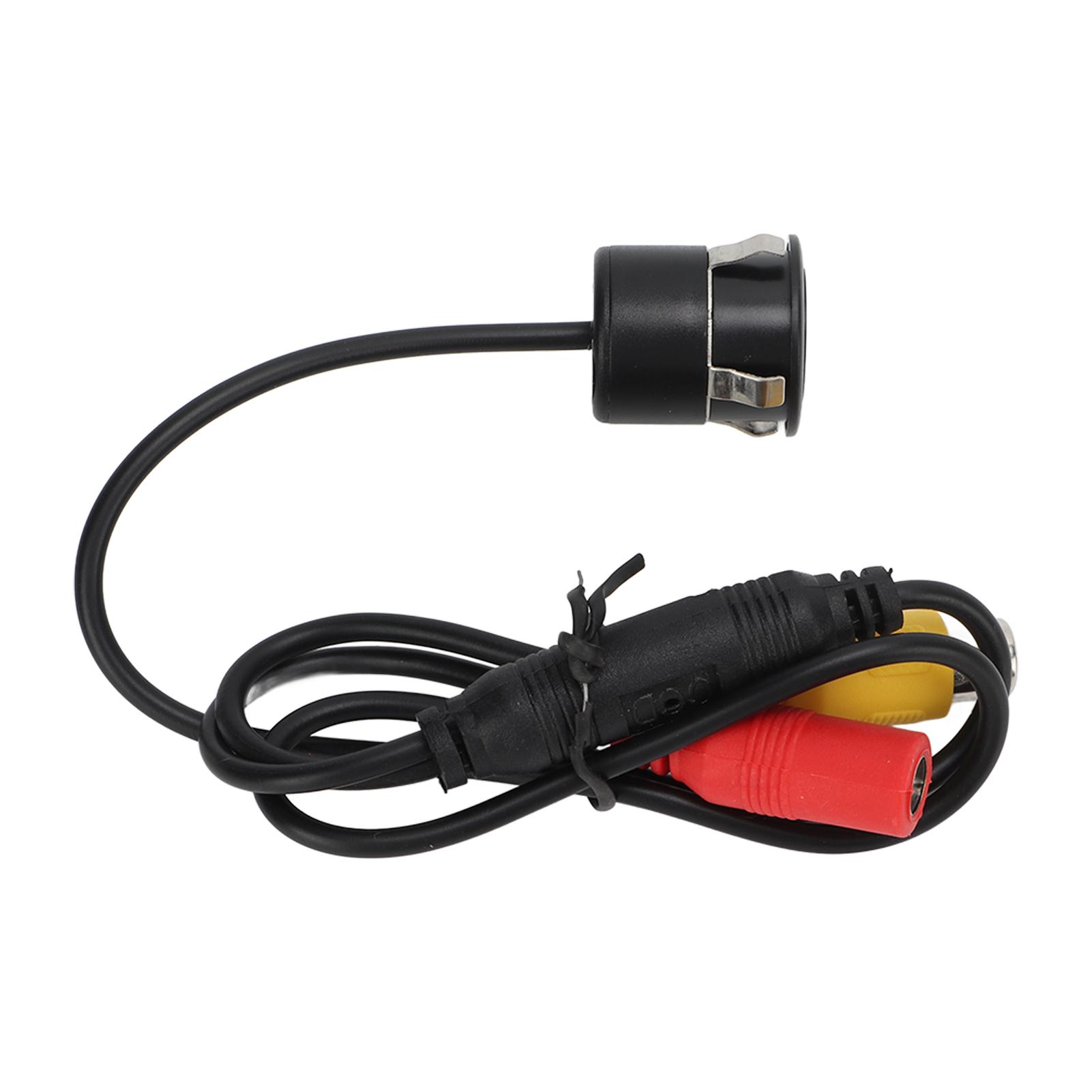 Car Backup Camera Rear Parking Assist Camera Night Vision Waterproof 170° Wide Angle Reversing Camera with 18.5mm Cable Color
