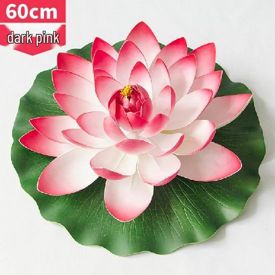 Artificial Lotus Leaf Water Lily for Pond, Fish Tank Decoration, Landscaping, or Buddha Ornaments