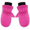 Windproof Plush Ski Mittens Waterproof Thick Children Gloves Outdoor Hand Covers  Winter Outdoor