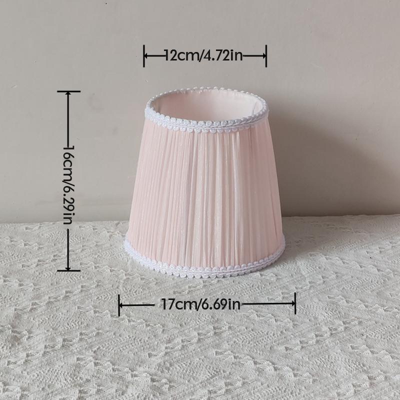 Nordic Style Modern Lamp Shade Elegant Wrinkles Fabric Lampshade Home Bedside Study Hotel Table Chandelier Cover