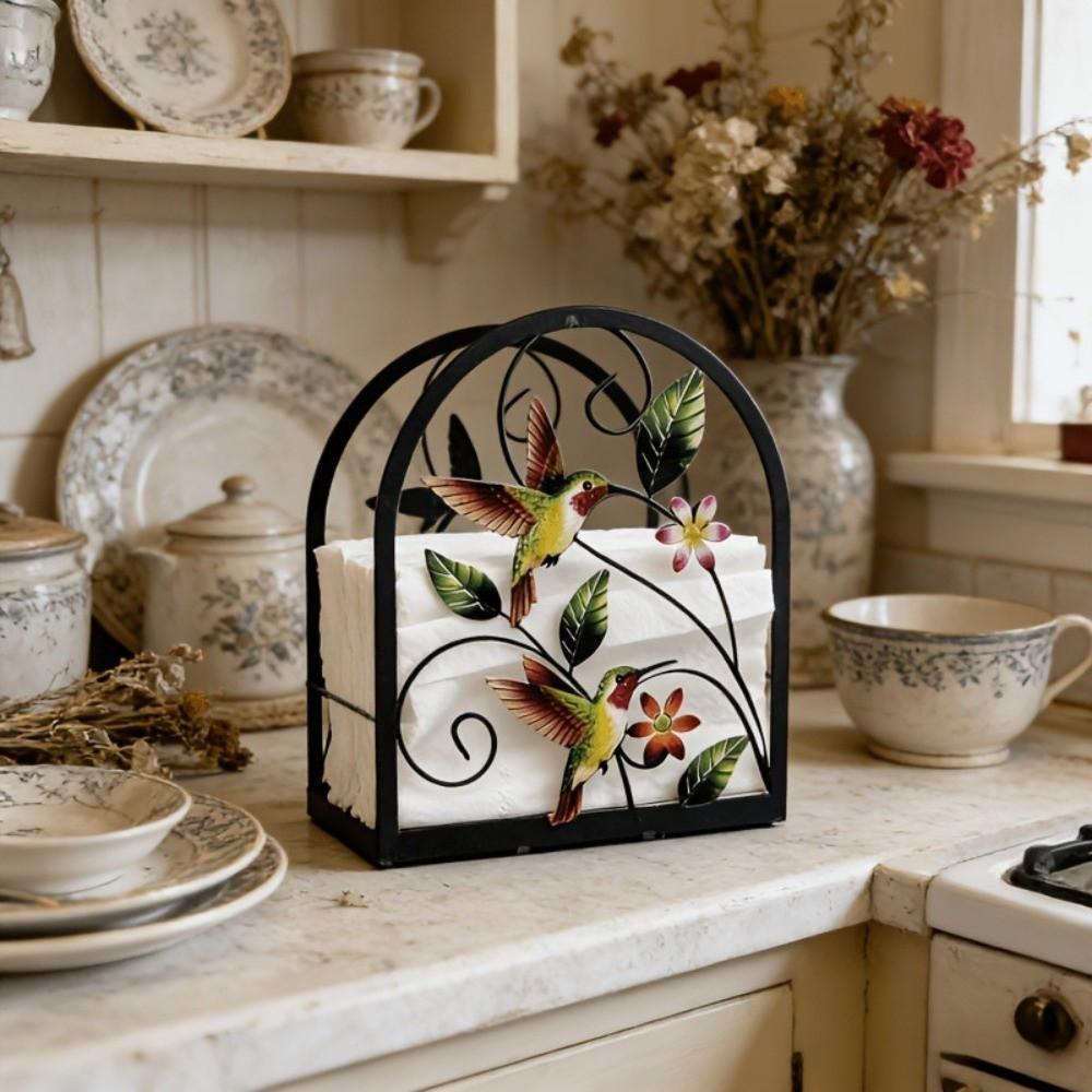 Waterproof Acrylic Napkin Holder Rustproof Napkin Box Exquisite Paper Towel Shelf Countertops