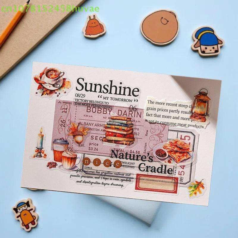 4 Blatt/Beutel Sticker Dessert Lebensmittel Flache Sticker Scrapbook DIY & Planer Dekoration Für Handyhülle Notizbuch