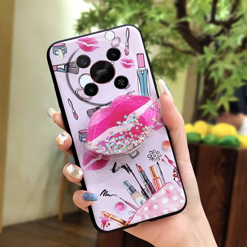 Husă Telefon cu Suport Rotativ Impermeabil Pentru ZTE Blade V70 Max/Nubia V70 Max Husă Spate Rezistentă la Murdărie Design la Modă Drăguț