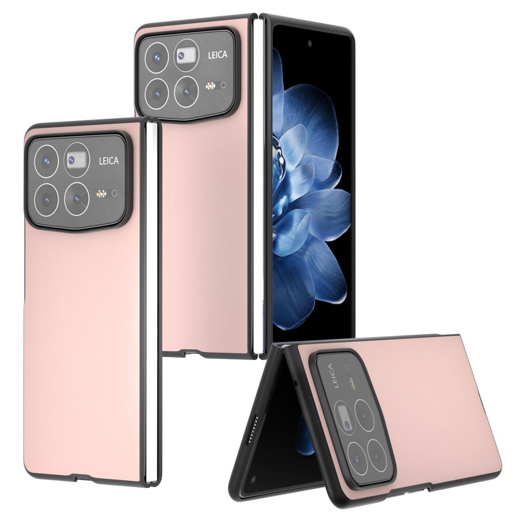For Xiaomi Mix Fold 4 5G Case PU Leather Coated PC Folding Phone Cover