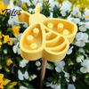 Pollinator Friendly Garden Decor Insect Water Feeder, Bee Dish, Drinking Bowl, Gardening Decorations for Balcony or Ladybug Shape Cup Yard Bees