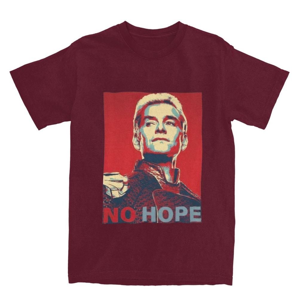 The Boys TV-serie T-shirt Man Homelander No Hope Y2K Basic 100% Bomull T-shirts Strand Rund Hals Hippie T-shirt Stor Storlek Toppar