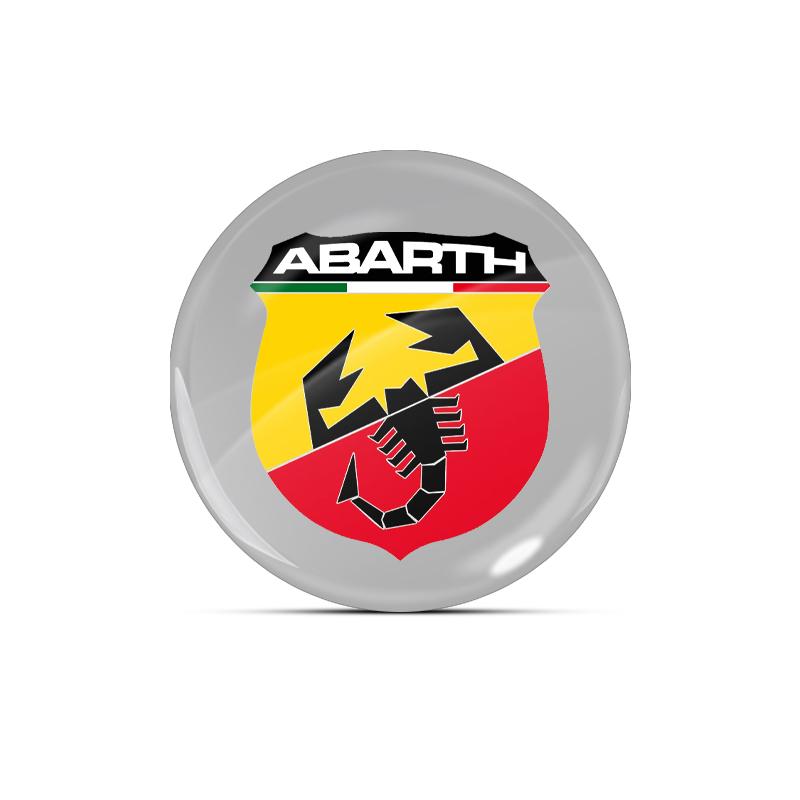 14mm Auto Logo Aufkleber für Auto Fernbedienung Schlüssel Emblem Abzeichen für Abarth Punto 500 Tipo Stilo Palio Bravo Doblo Panda Ducato