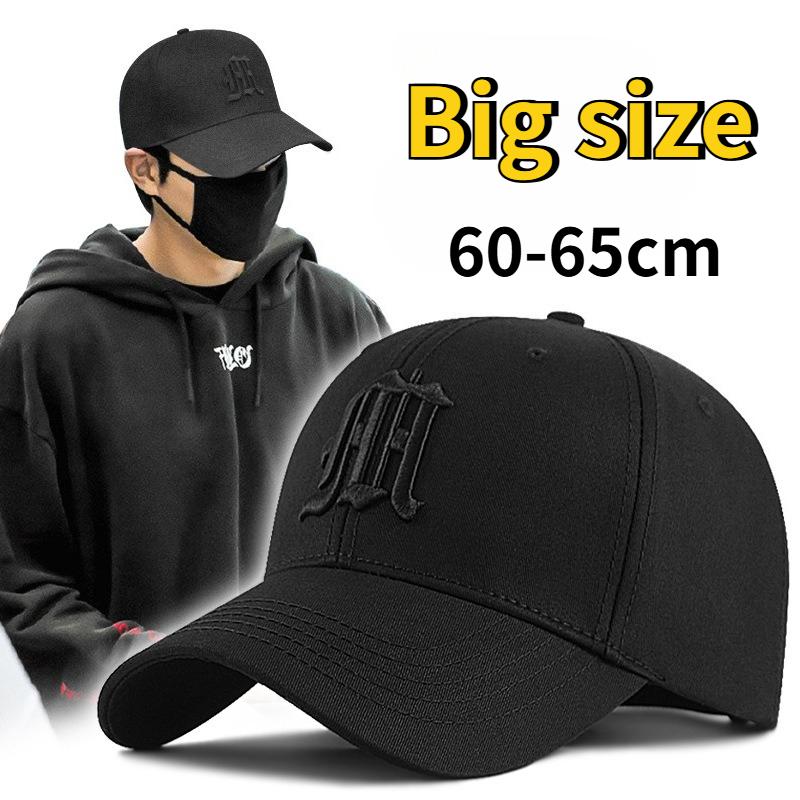 2026 New XXL Large Size Men's Cotton Baseball Caps 60-65cm Big Head Hard Top Trucker Cap Women Summer Sun Protection Sports Hat