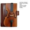 Vintage Violin Faux Leather Notebook Classic Music-Themed Writing Journal for Notes Diary Sketching Elegant Gift for Musicians Writers