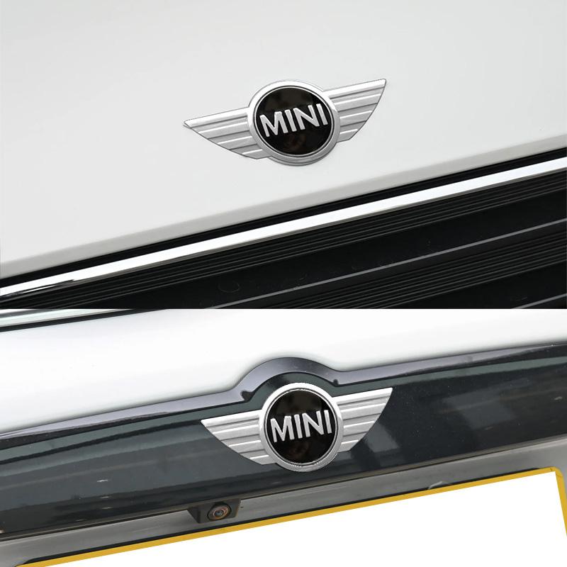 Metal Car Body Trunk Tail Stickers Emblem Badge Decoration Accessories For Mini Logo Cooper R50 R53 R60 F55 F56 R56 R55 R60 F55 MM20