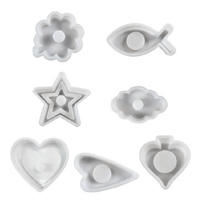 Candle Base Gypsum Mould Personalized Candle Holder Mold Irregular Shape Ornament Making Mould Practical Jewelry Tool