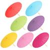 20/30/40/60/85CM Colorful Paper Umbrella Chinese Style DIY Crafts Decorative Oil-paper Painting Umbrella Bamboo Handle Oriental Parasol Party Favors