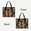 Fashion Abstract Pattern Tote Bag Large Capacity Daily Shoulder Handbag for Work Shopping