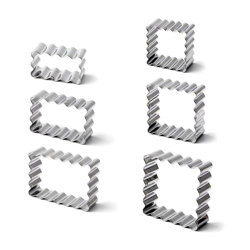 PaBei Stainless Steel Fondant Cookie Cutters Set