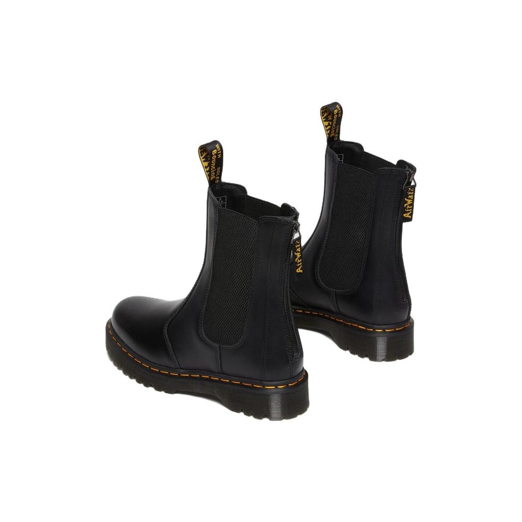 Dr. Martens 1490 Leather Comfortable Simple Warm Short Chelsea Boots Unisex boots Black 27844001