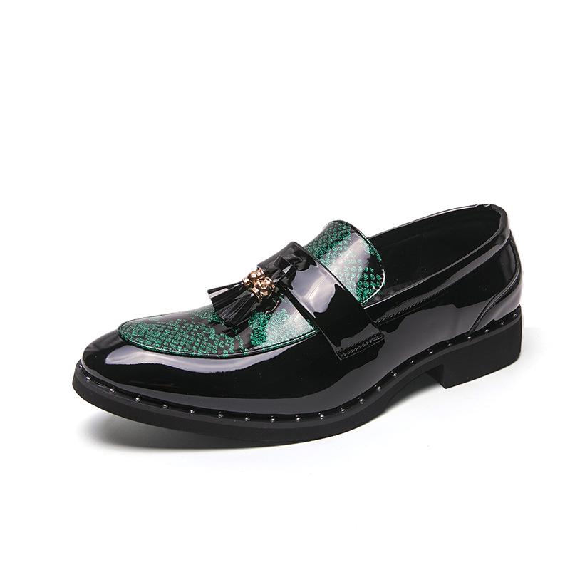 Men s Large Size Leather Slip-On Tassel Loafers - Size 46 Driving Shoes 40