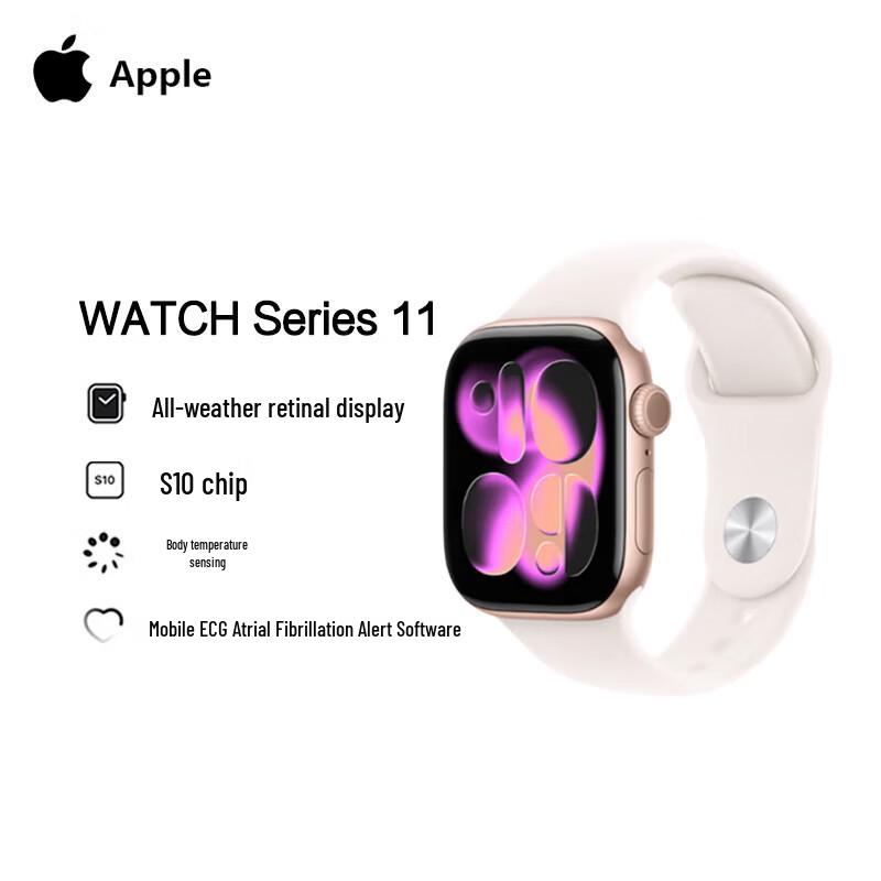 

Apple Watch Series 11 GPS Smartwatch (CN version)
