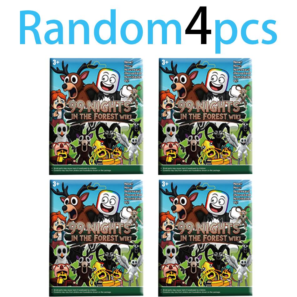 New 24pcs Blind Box 99 Nights In The Forest Game of Survival Peripheral 99 Nights Birthday Xmas Halloween Gift Toys for Kids