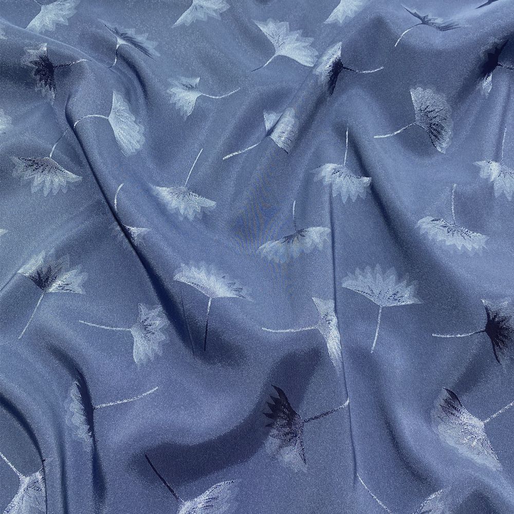 Stretch Imitation Acetic Acid Jacquard Fabric Flower Printed By Meter for Wedding Dress Clothes Skirt Cheongsam Sewing Cloth Red