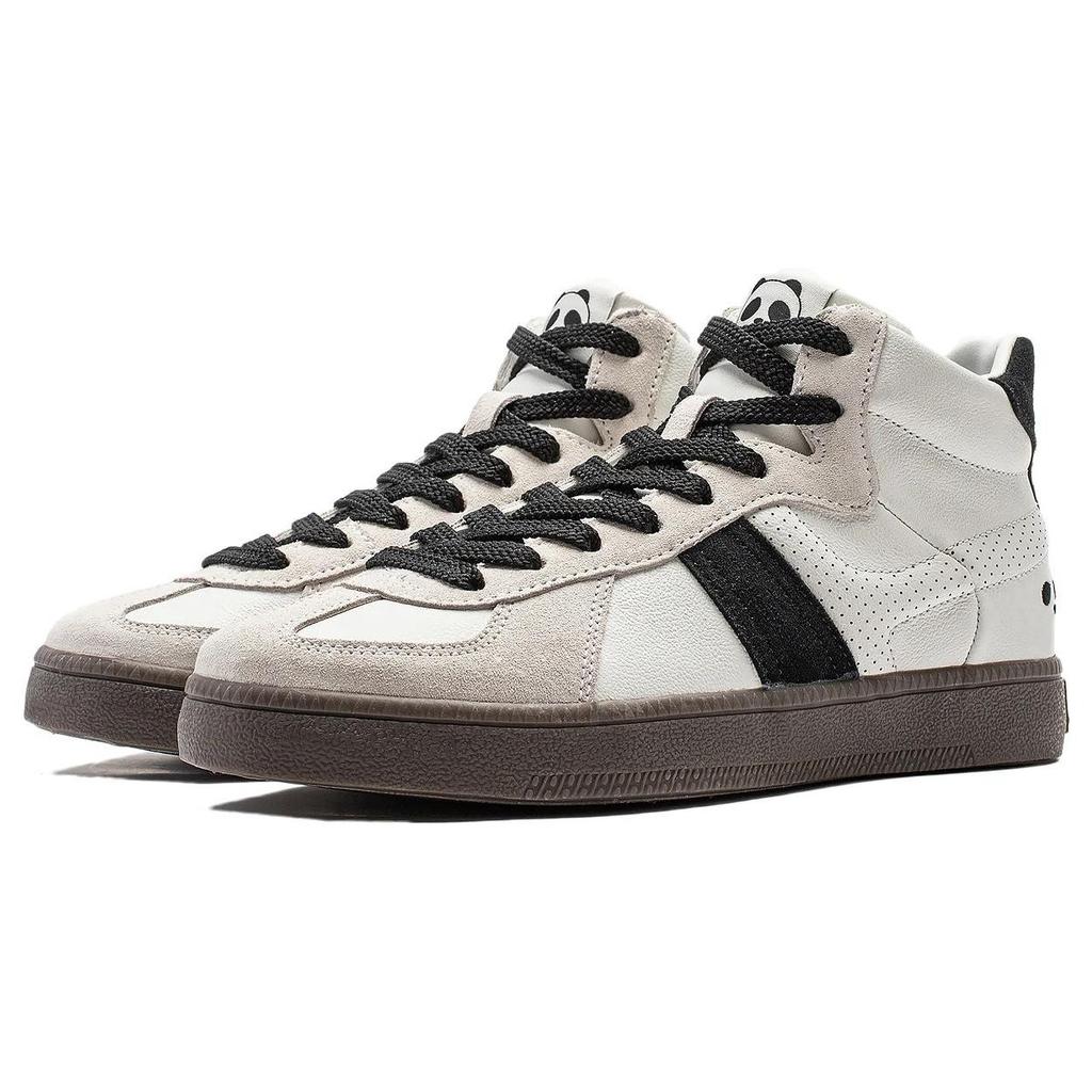 Li Ning Yunchuan HI Slip Resistant, Abrasion Resistant, Breathable High top Casual Shoes Women's Black White AGCT302-3