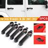 Für Jeep Wrangler JK JKU 2007-2018 Liberty Dodge Nitro Auto Kohlefaser-Stil Außentürgriff Formabdeckung Zierleiste Dekor
