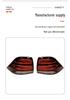 Compatible with Mercedes-Benz GLE (2016-2019) W166 Rear Tail Light Daytime Running Light 1669065501/1669065601
