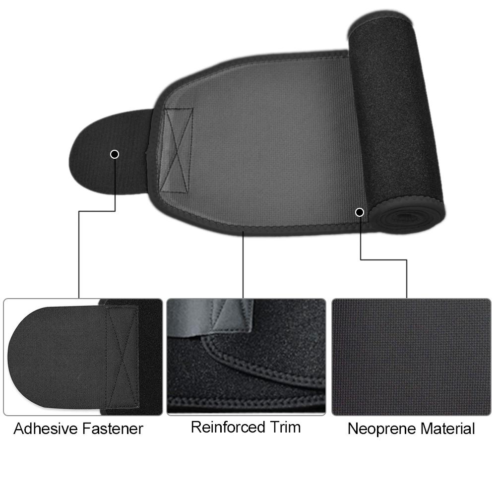 Waist Trimmer Belt Neoprene Slim Body Exercise Belt Sweat Band for Men and Women