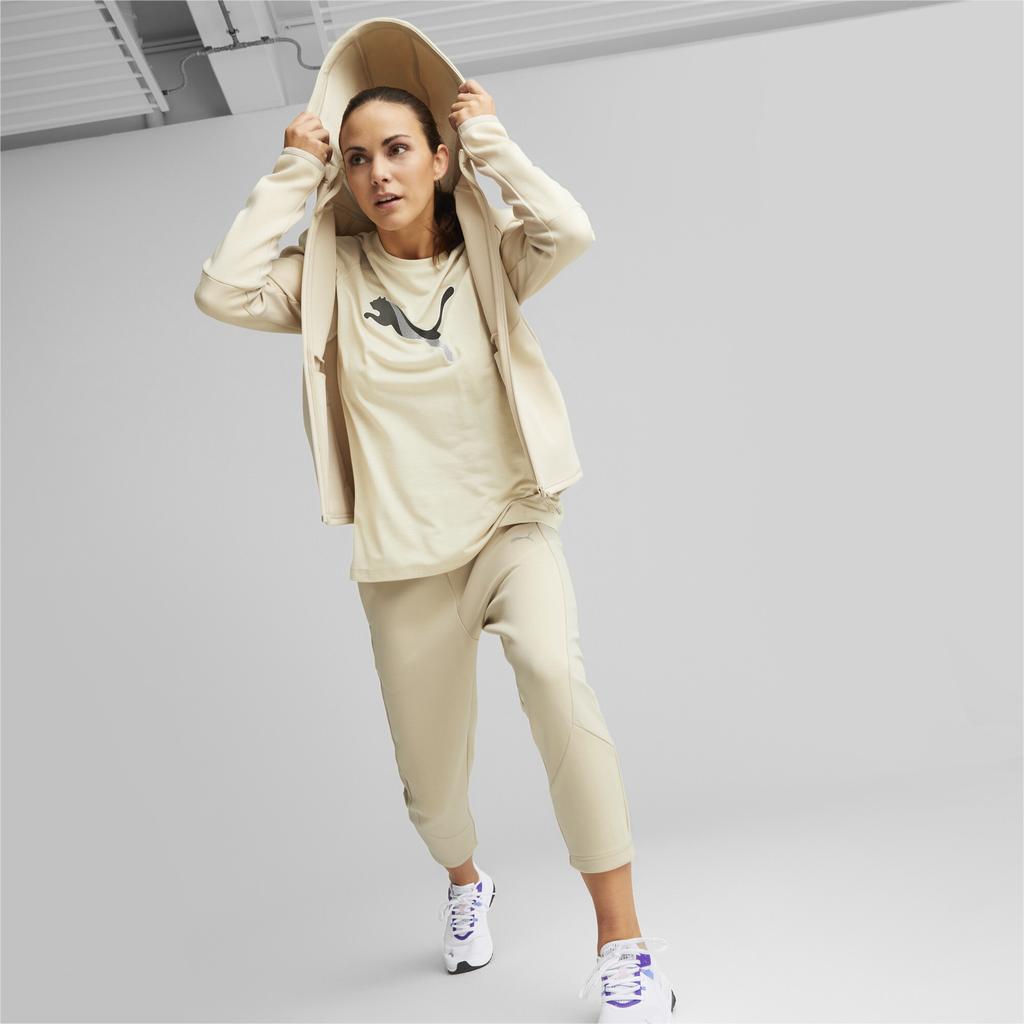 Puma EVOSTRIPE women's sweatpants beige 67311888 r S