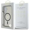 Guess Glitter Circle Classic Logo MagSafe Case for Samsung Galaxy S25 Black