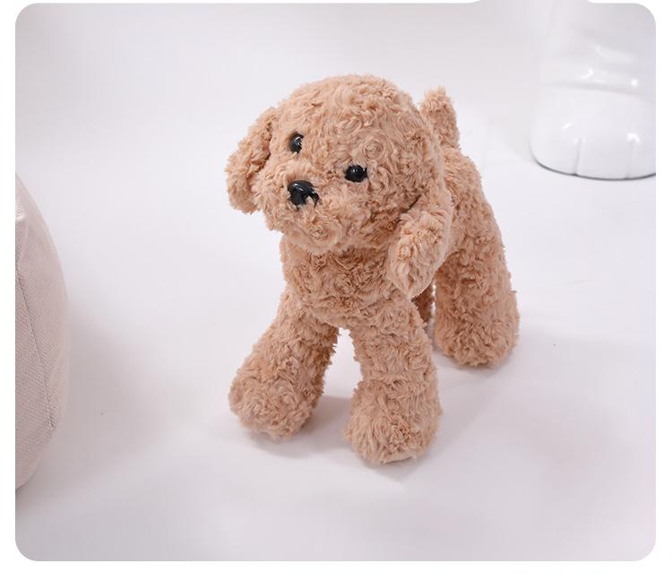 Forest Animal Plush Toys: Little Deer & Teddy Dog Figures for Kids